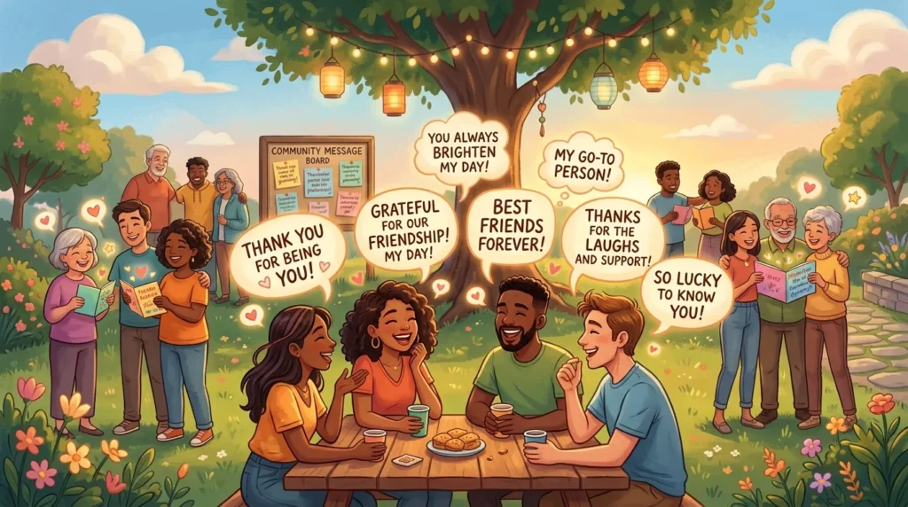 Appreciation Messages for Friends