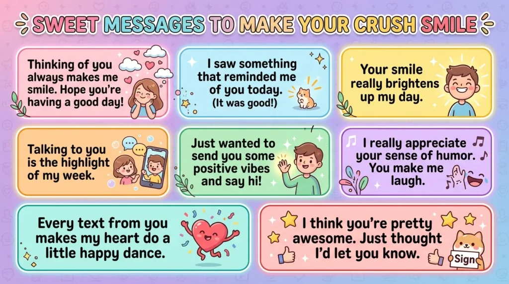 Sweet Messages to Make Your Crush Smile