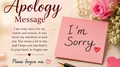 Apology Message