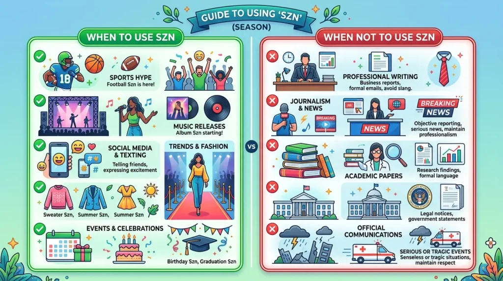 When to Use and When Not to Use SZN