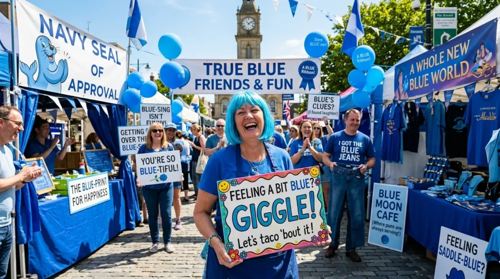 What Does Blue Puns Mean