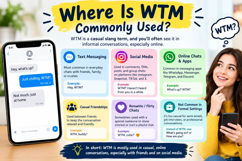 Where Is WTM Commonly Used