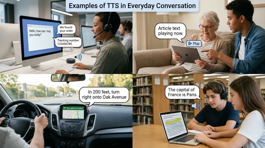 Examples of TTS in Conversation