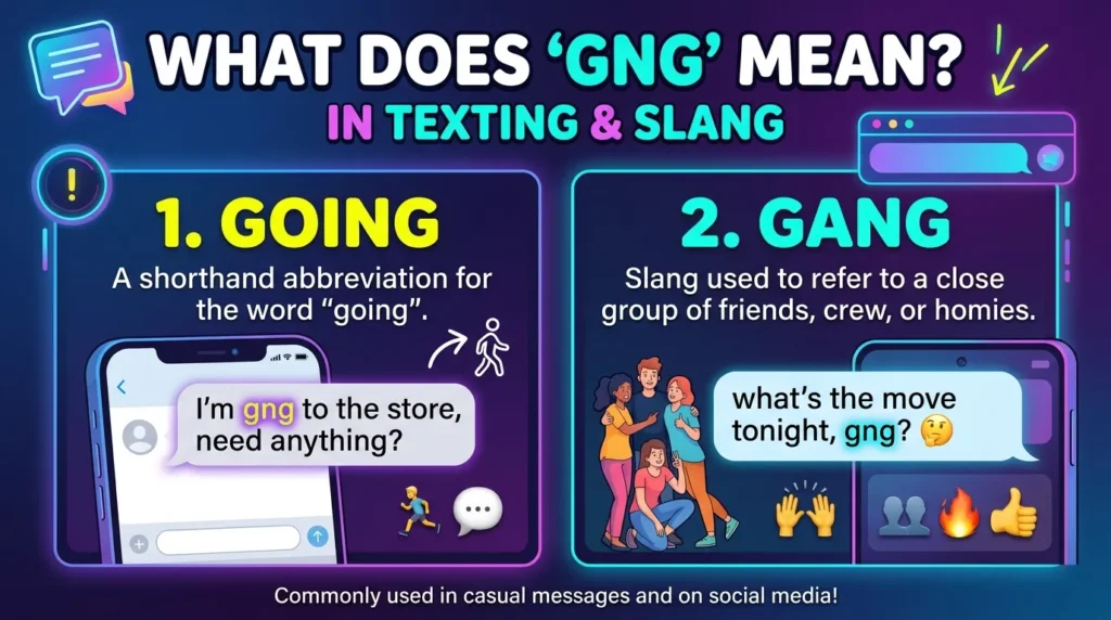 What Does GNG Mean in Text